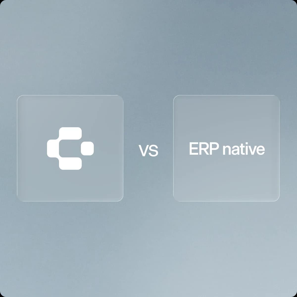 GeneralMind and ERP system logos side by side on a slate background