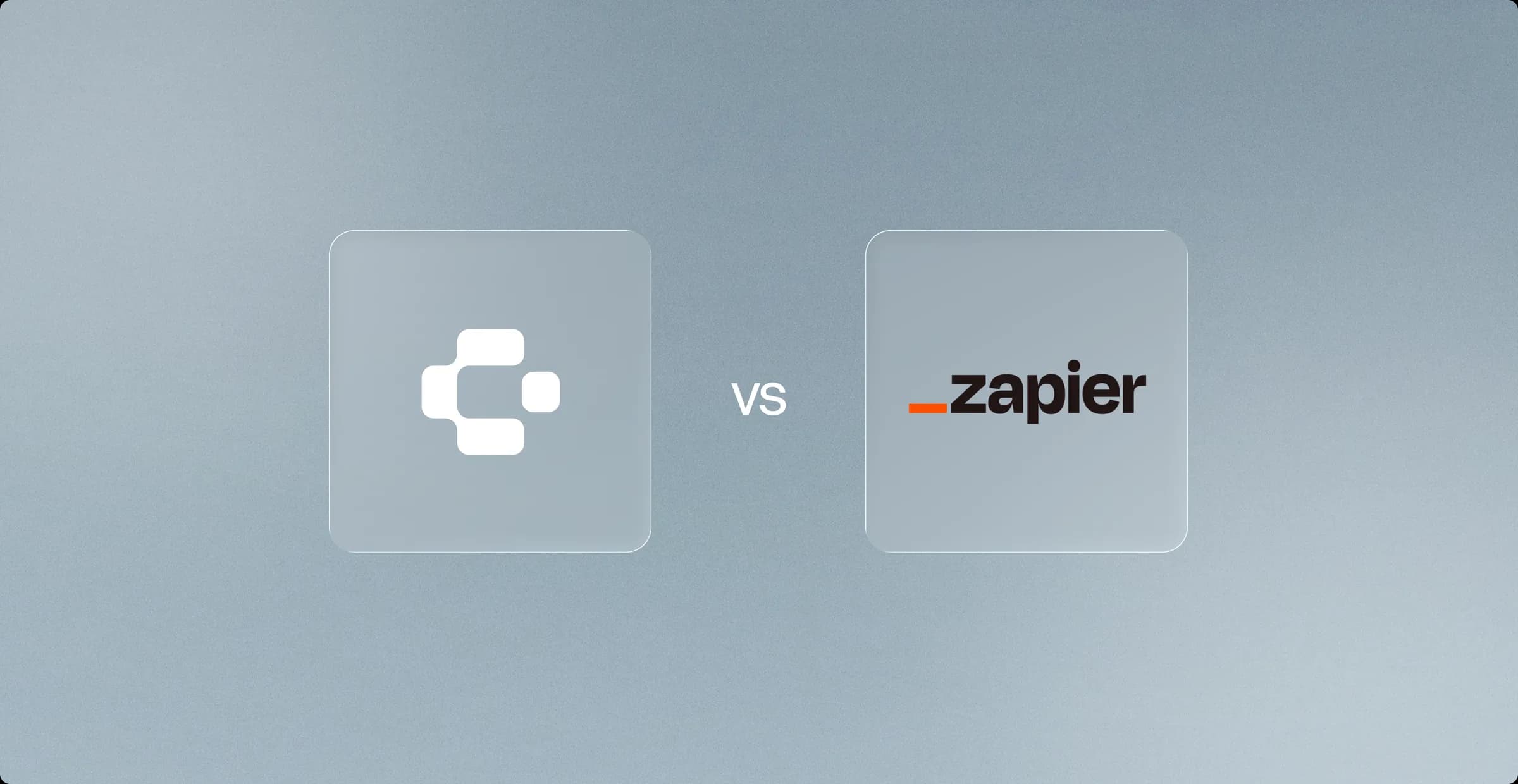 GeneralMind and Zapier logos side by side on a slate background